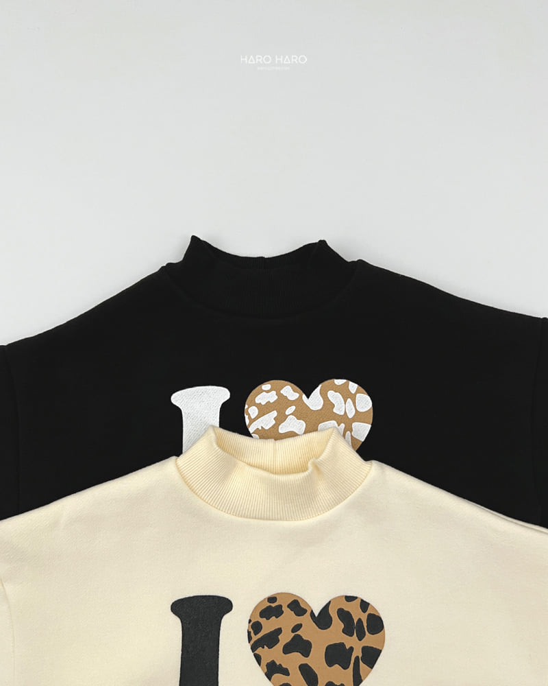 Haro Haro - Korean Children Fashion - #fashionkids - I Love Fleece Sweatshirt - 4