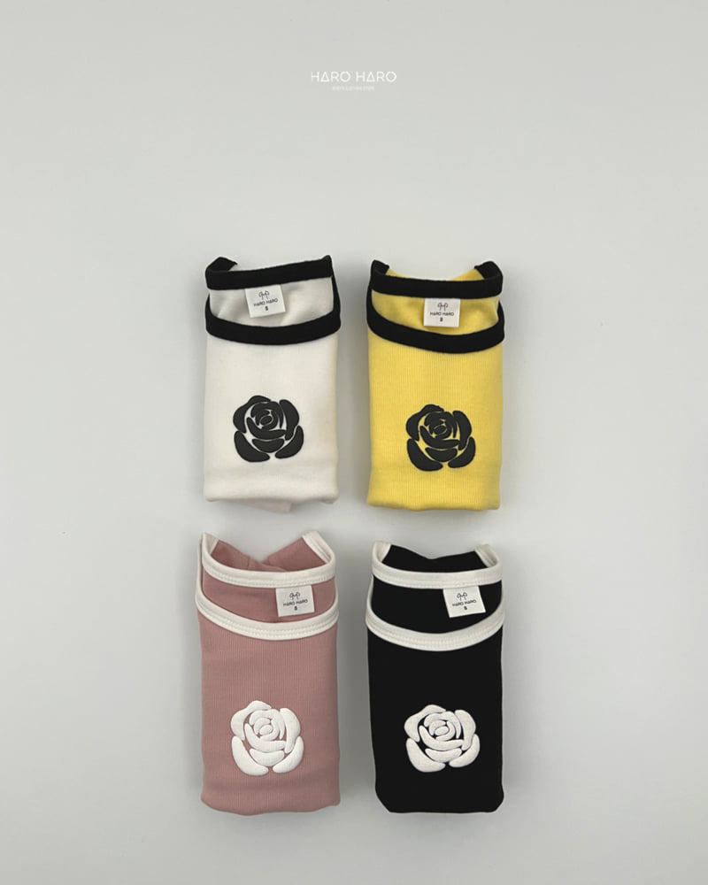 Haro Haro - Korean Children Fashion - #kidsshorts - Rose Fleece Tee - 10