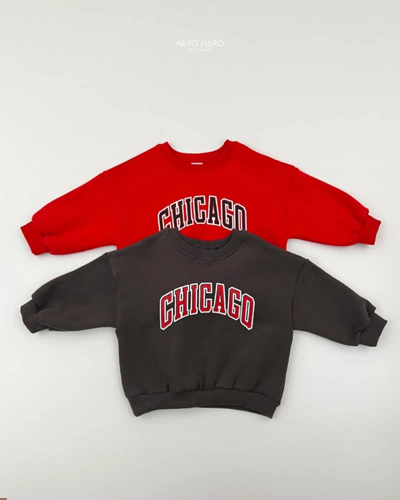 Haro Haro - Korean Children Fashion - #kidsshorts - Chicago Fleece Sweatshirt - 3