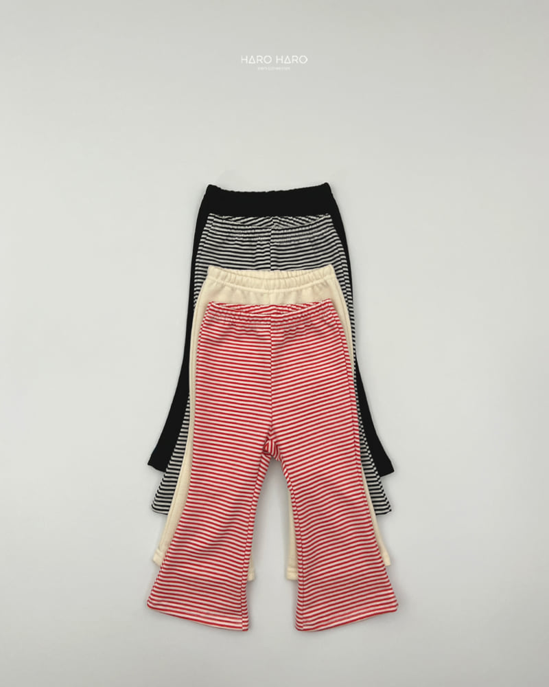 Haro Haro - Korean Children Fashion - #kidsstore - Twin Fleece Bootcut Pants Set - 3