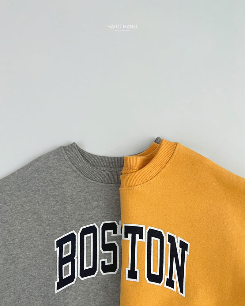 Haro Haro - Korean Children Fashion - #kidsstore - Boston Double Fleece Sweatshirt - 6