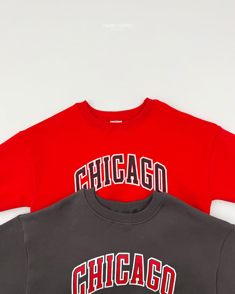 Haro Haro - Korean Children Fashion - #kidsshorts - Chicago Fleece Sweatshirt - 4
