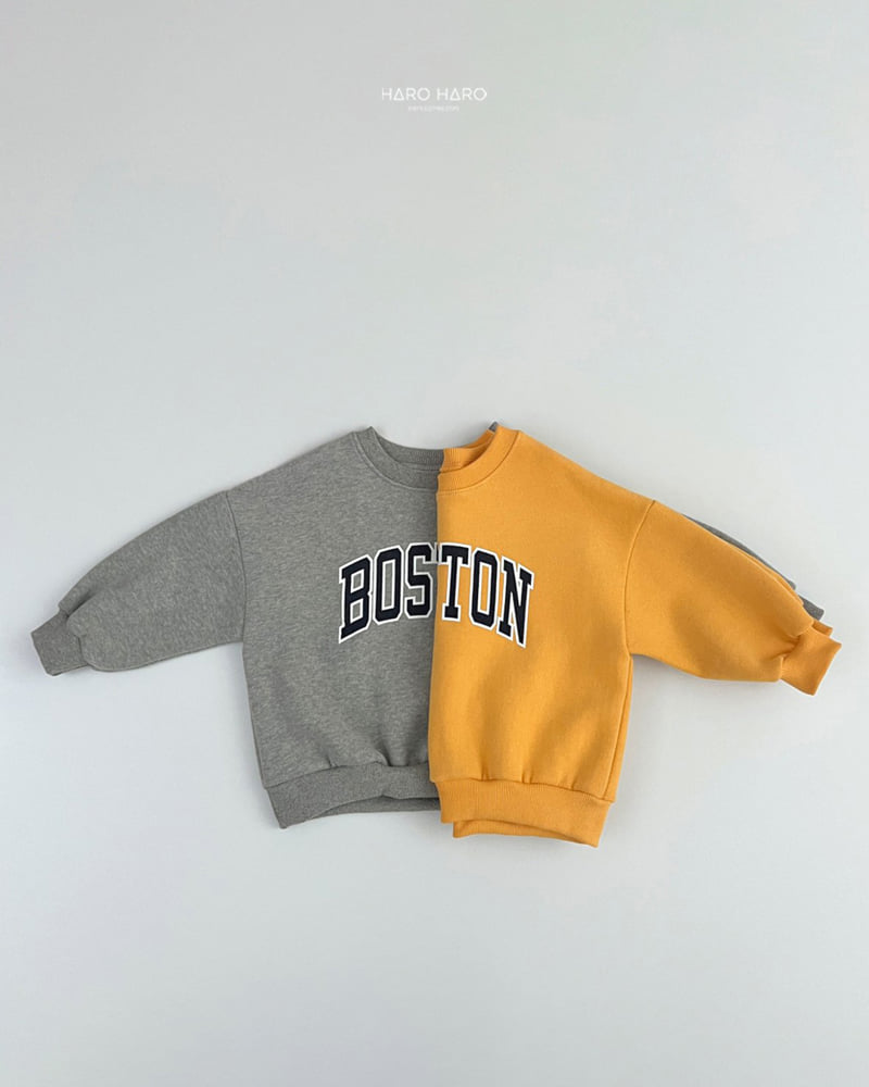 Haro Haro - Korean Children Fashion - #kidzfashiontrend - Boston Double Fleece Sweatshirt - 7