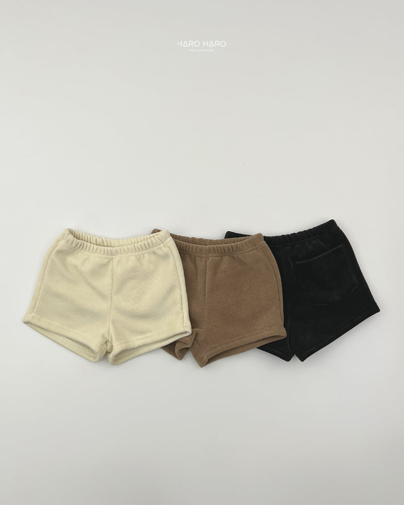 Haro Haro - Korean Children Fashion - #kidzfashiontrend - Mink Corduroy Half Pants - 6
