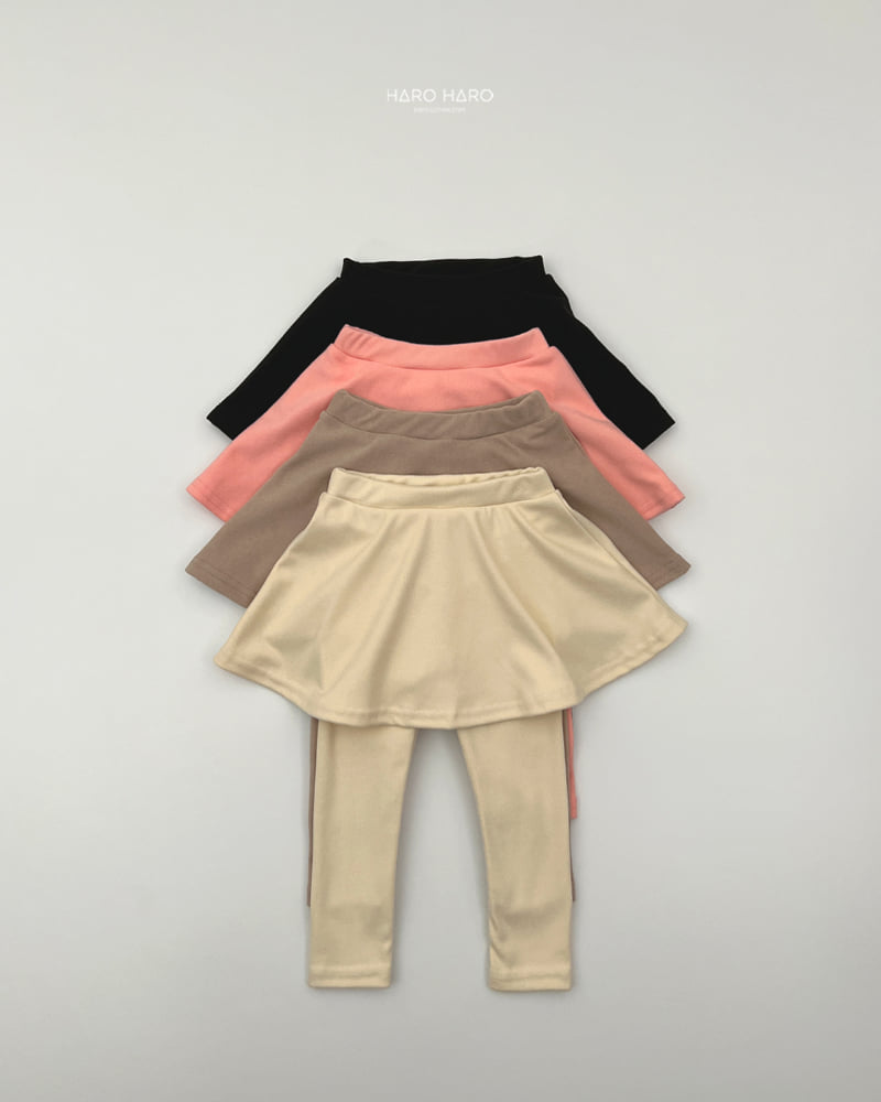 Haro Haro - Korean Children Fashion - #kidzfashiontrend - Marshmallow Fleece Skirt Leggings - 3