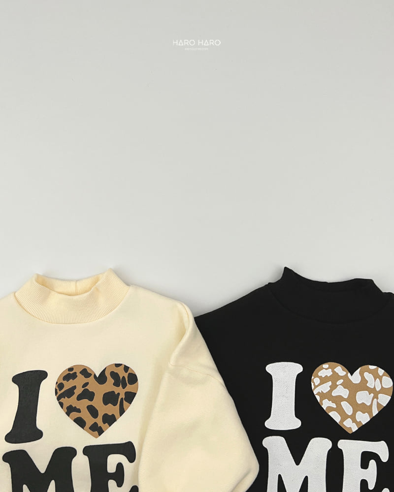 Haro Haro - Korean Children Fashion - #kidzfashiontrend - I Love Fleece Sweatshirt - 6