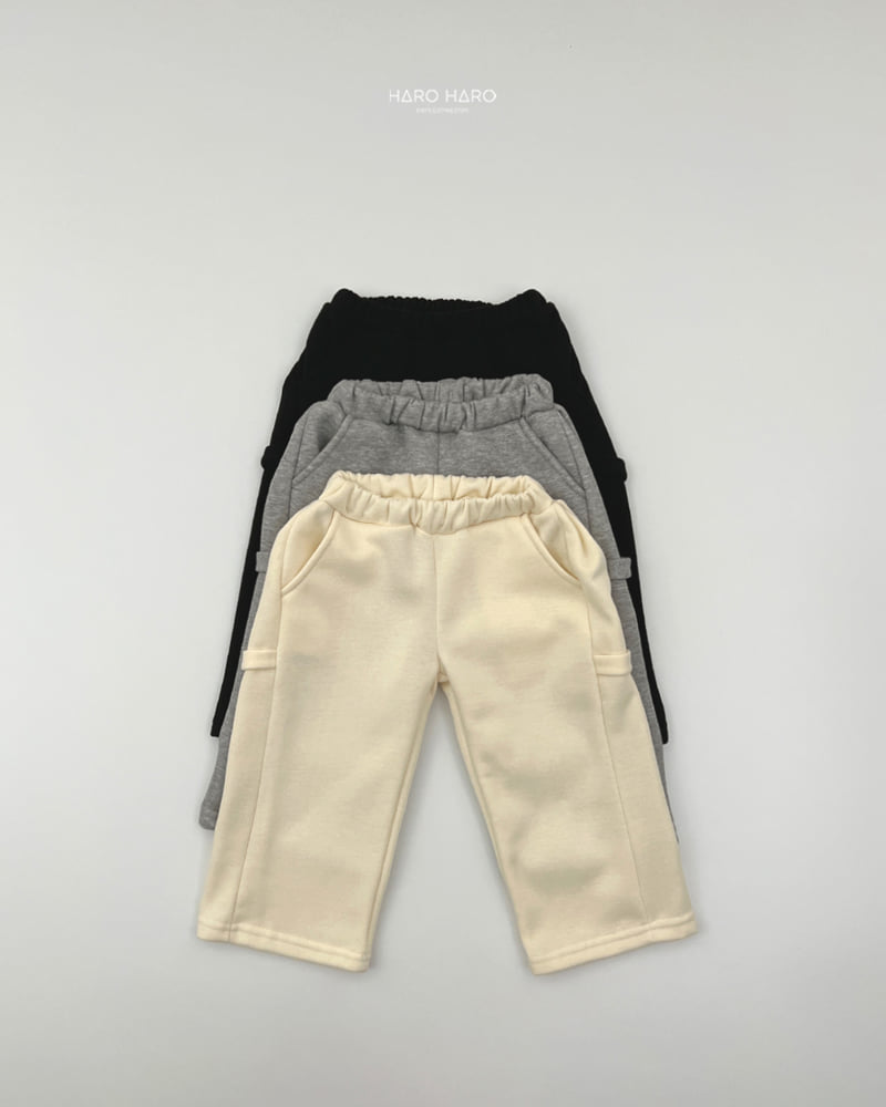 Haro Haro - Korean Children Fashion - #kidzfashiontrend - Fleece Board Cord Wide Pants - 3