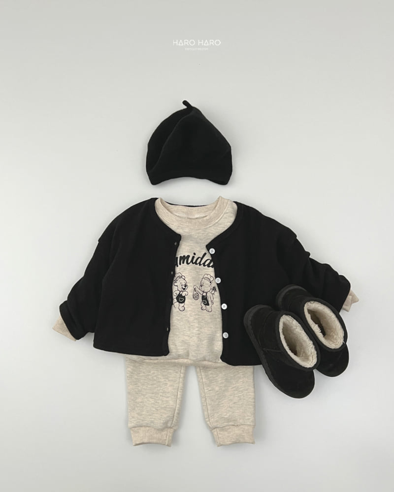 Haro Haro - Korean Children Fashion - #littlefashionista - Edge Fleece Cardigan - 11