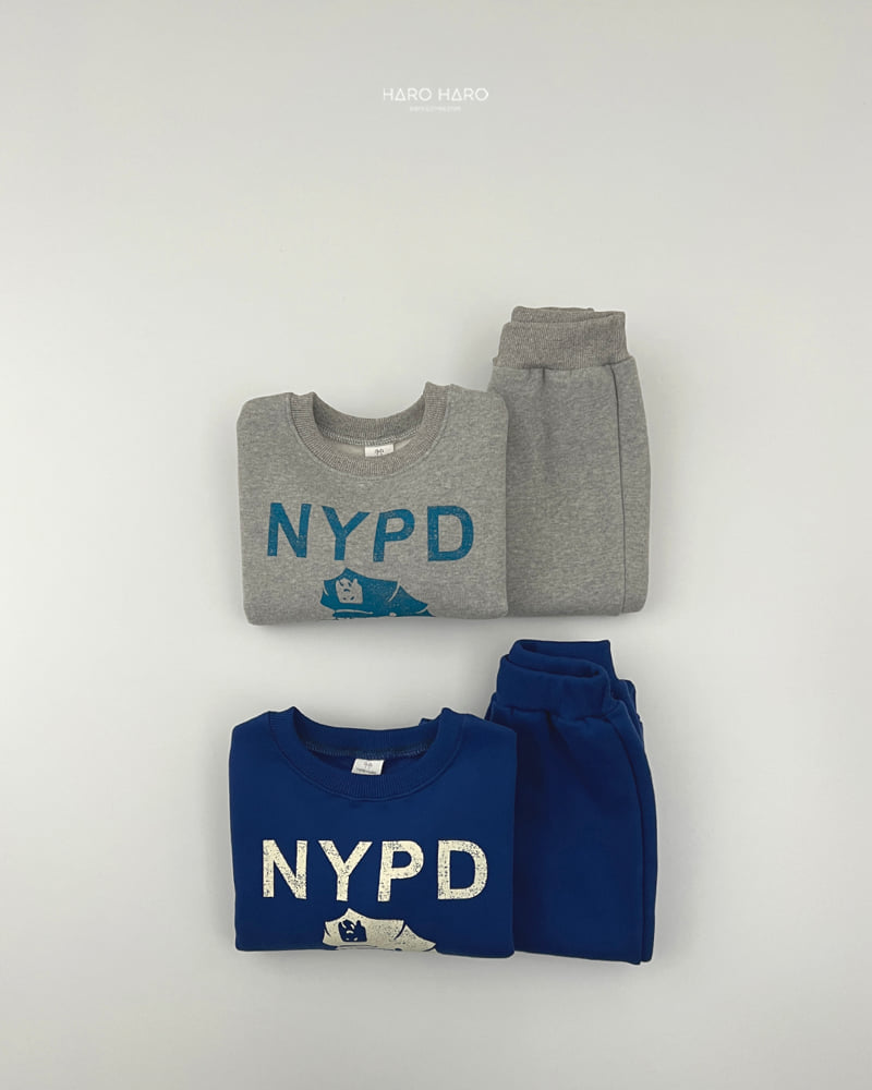 Haro Haro - Korean Children Fashion - #littlefashionista - Police Fleece Set - 9