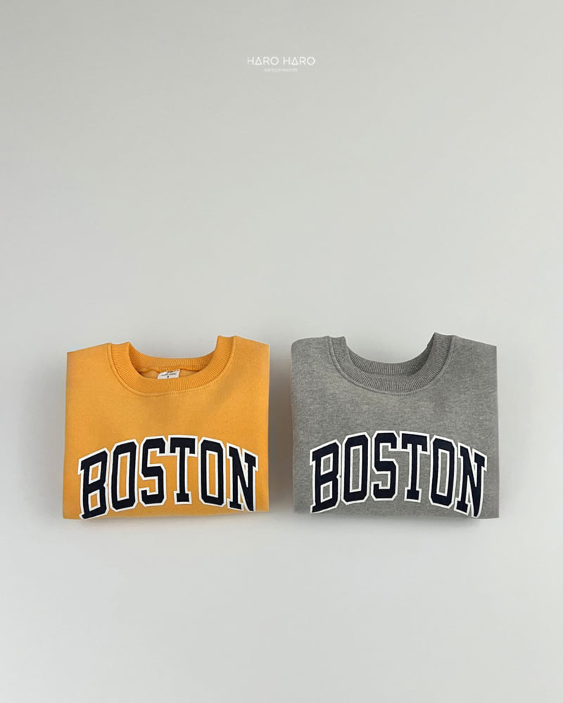 Haro Haro - Korean Children Fashion - #littlefashionista - Boston Double Fleece Sweatshirt - 9