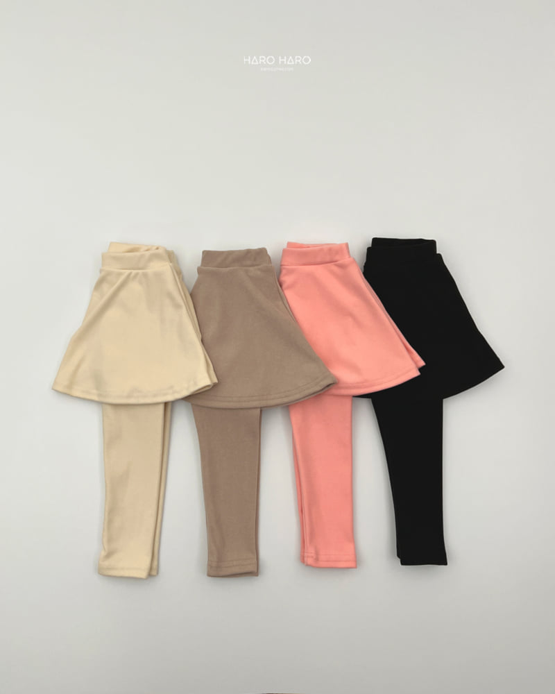 Haro Haro - Korean Children Fashion - #littlefashionista - Marshmallow Fleece Skirt Leggings - 5