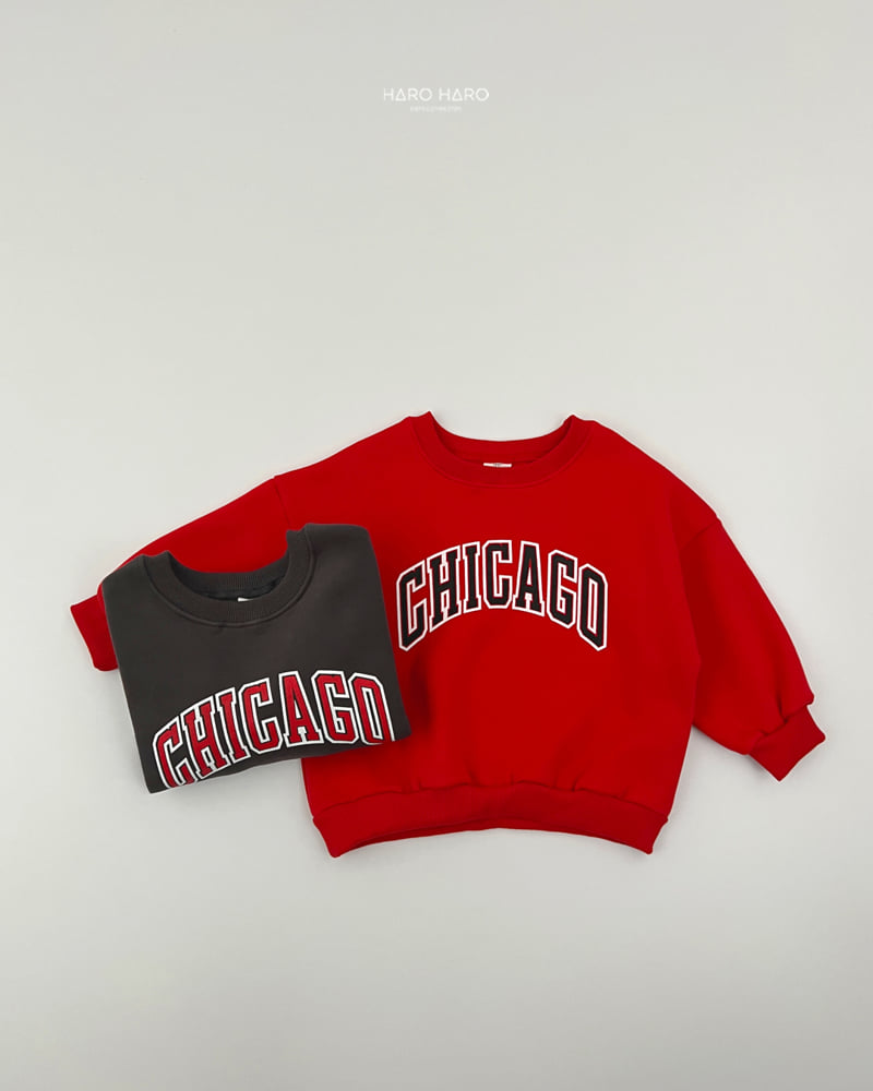 Haro Haro - Korean Children Fashion - #littlefashionista - Chicago Fleece Sweatshirt - 7