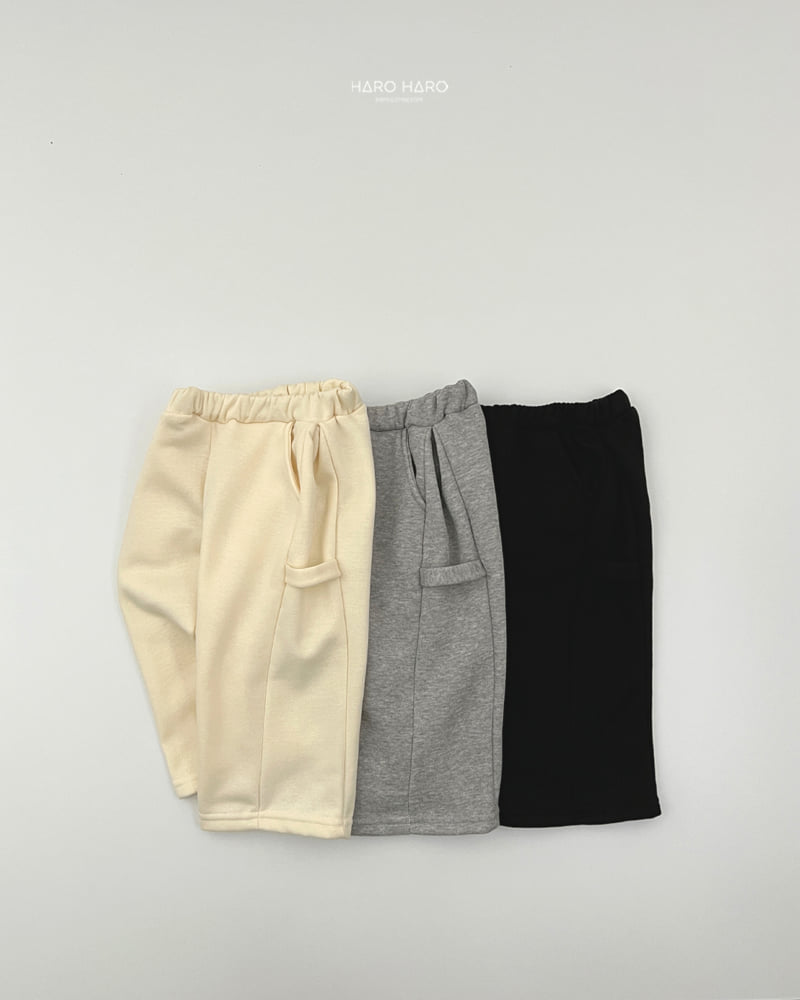 Haro Haro - Korean Children Fashion - #littlefashionista - Fleece Board Cord Wide Pants - 5
