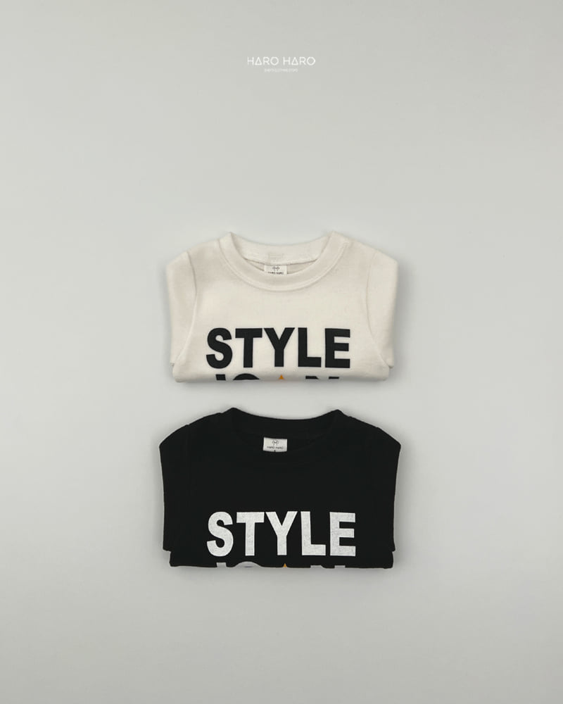 Haro Haro - Korean Children Fashion - #magicofchildhood - Icon Slim Fleece Tee - 8