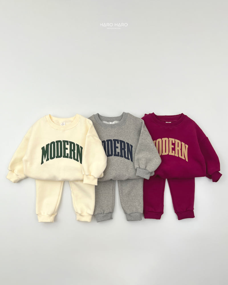Haro Haro - Korean Children Fashion - #magicofchildhood - Modern Double Fleece Set - 5