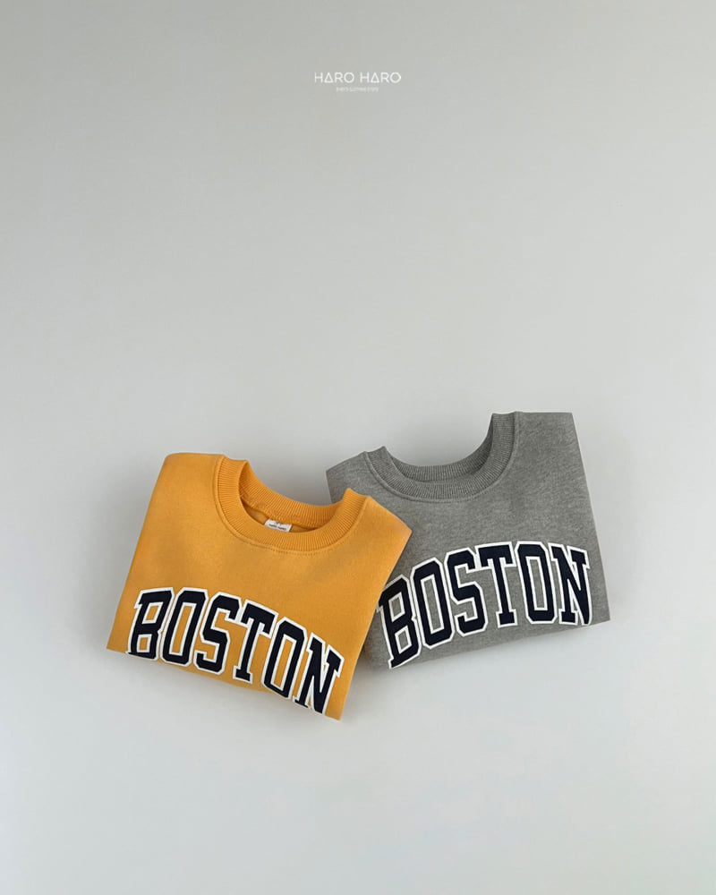 Haro Haro - Korean Children Fashion - #magicofchildhood - Boston Double Fleece Sweatshirt - 10