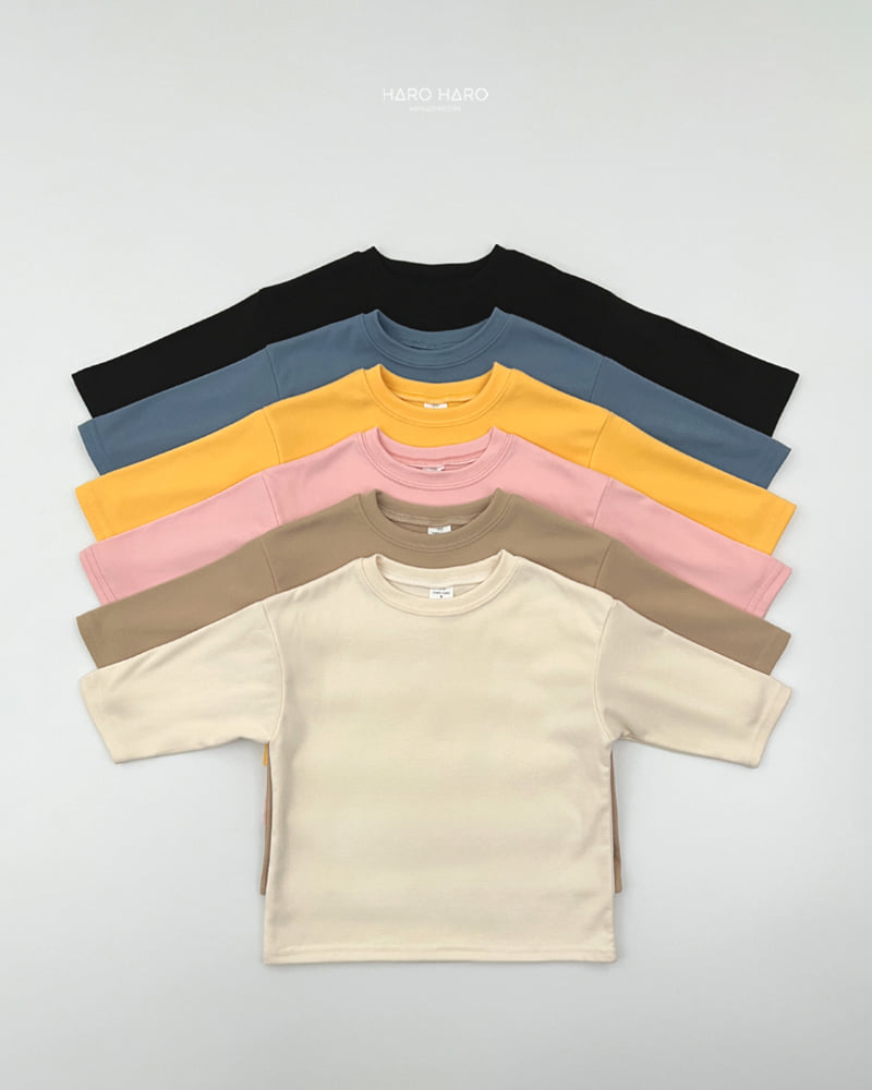 Haro Haro - Korean Children Fashion - #magicofchildhood - Cheese Loose Fleece Tee - 3