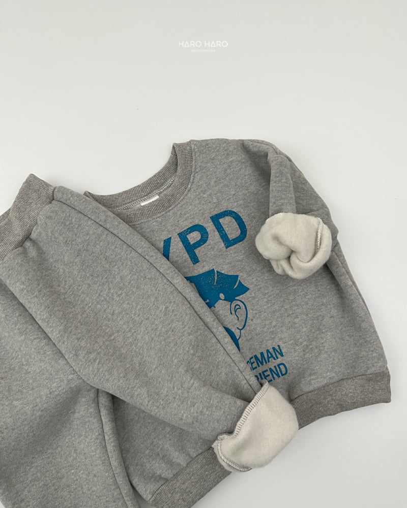 Haro Haro - Korean Children Fashion - #minifashionista - Police Fleece Set - 11