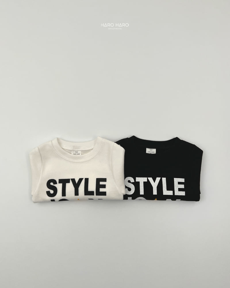 Haro Haro - Korean Children Fashion - #minifashionista - Icon Slim Fleece Tee - 9
