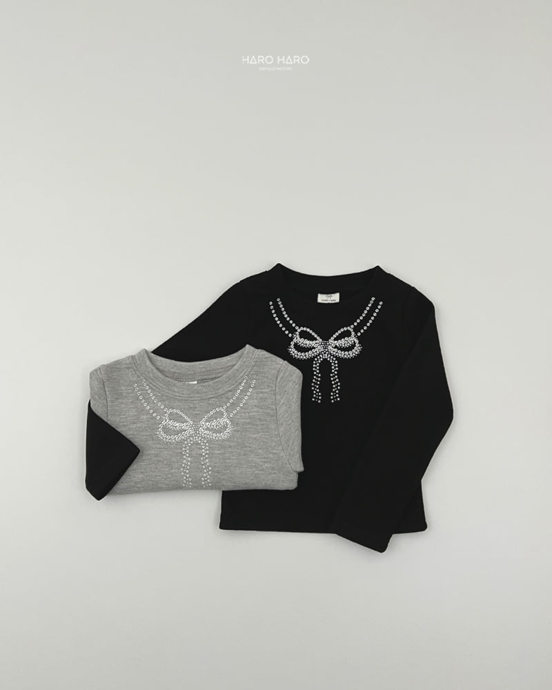 Haro Haro - Korean Children Fashion - #minifashionista - Necklace Slim Fleece Tee - 7
