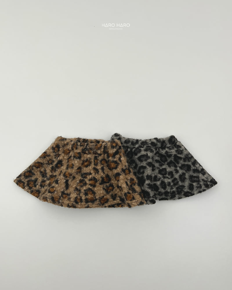 Haro Haro - Korean Children Fashion - #minifashionista - Fuzzy Leopard Skirt - 5