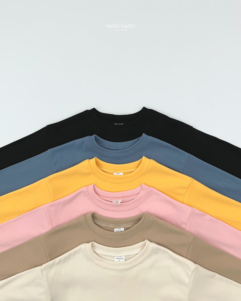 Haro Haro - Korean Children Fashion - #magicofchildhood - Cheese Loose Fleece Tee - 4