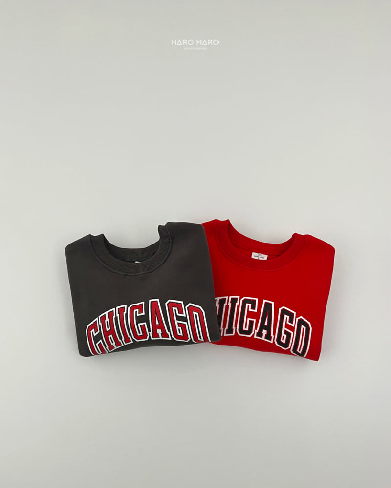 Haro Haro - Korean Children Fashion - #minifashionista - Chicago Fleece Sweatshirt - 9