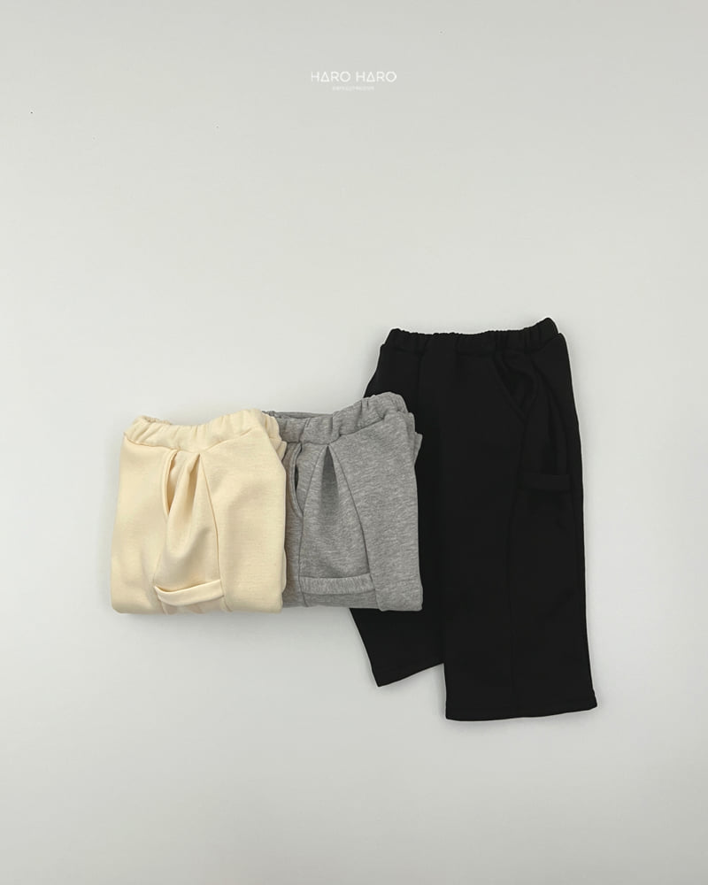 Haro Haro - Korean Children Fashion - #minifashionista - Fleece Board Cord Wide Pants - 7