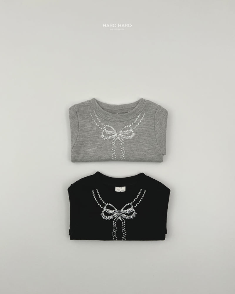 Haro Haro - Korean Children Fashion - #prettylittlegirls - Necklace Slim Fleece Tee - 8