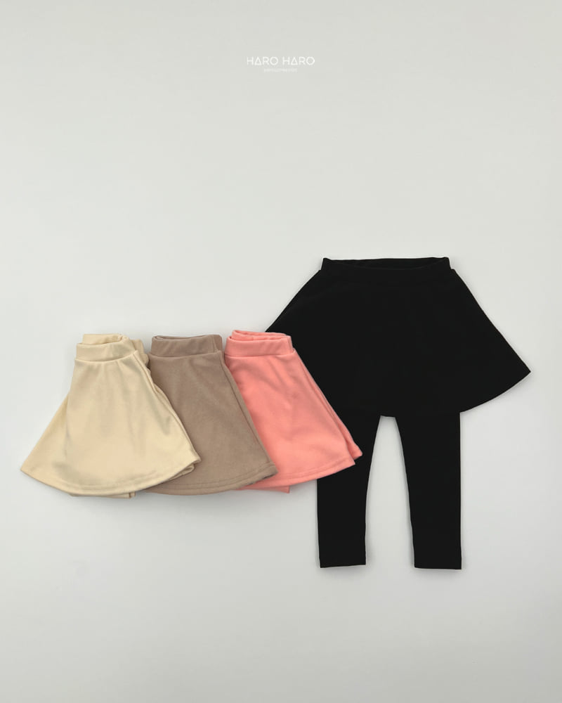 Haro Haro - Korean Children Fashion - #prettylittlegirls - Marshmallow Fleece Skirt Leggings - 8