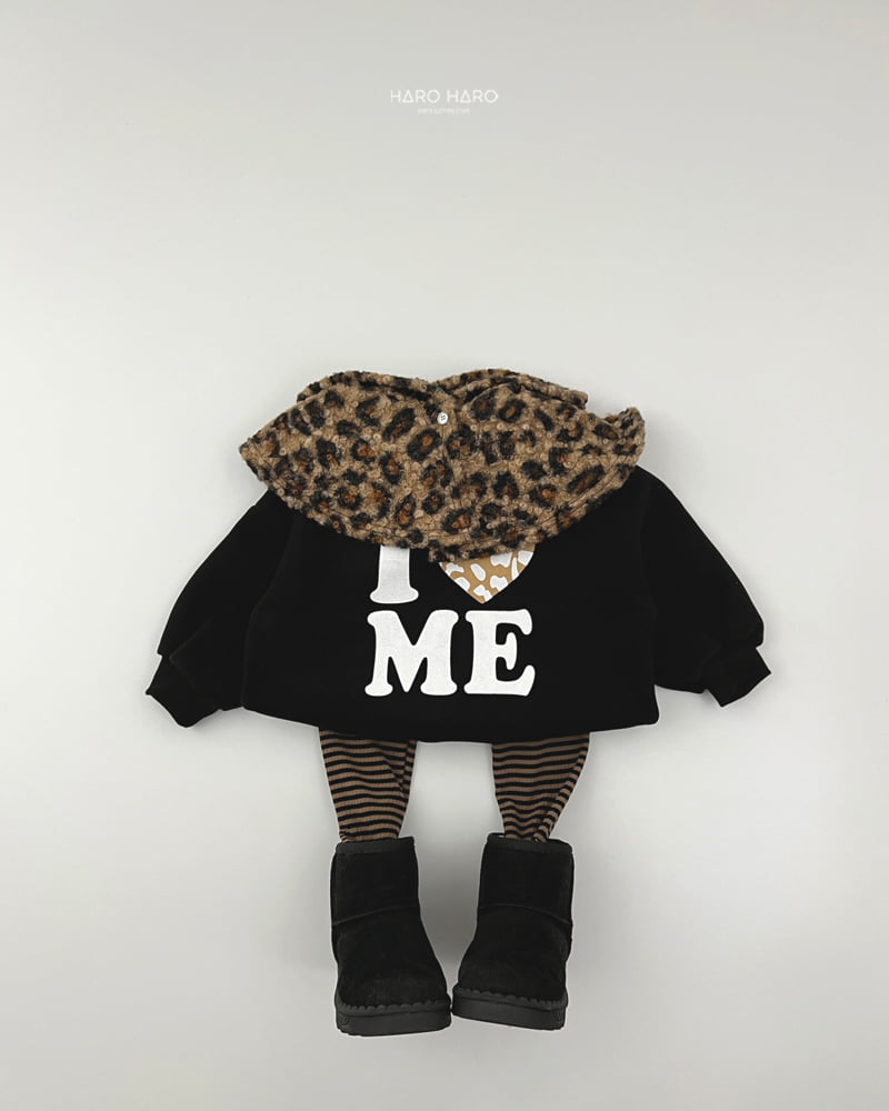 Haro Haro - Korean Children Fashion - #prettylittlegirls - I Love Fleece Sweatshirt - 11