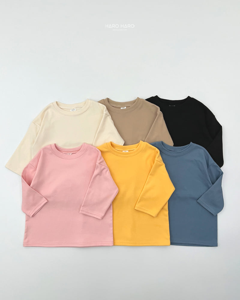 Haro Haro - Korean Children Fashion - #prettylittlegirls - Cheese Loose Fleece Tee - 5
