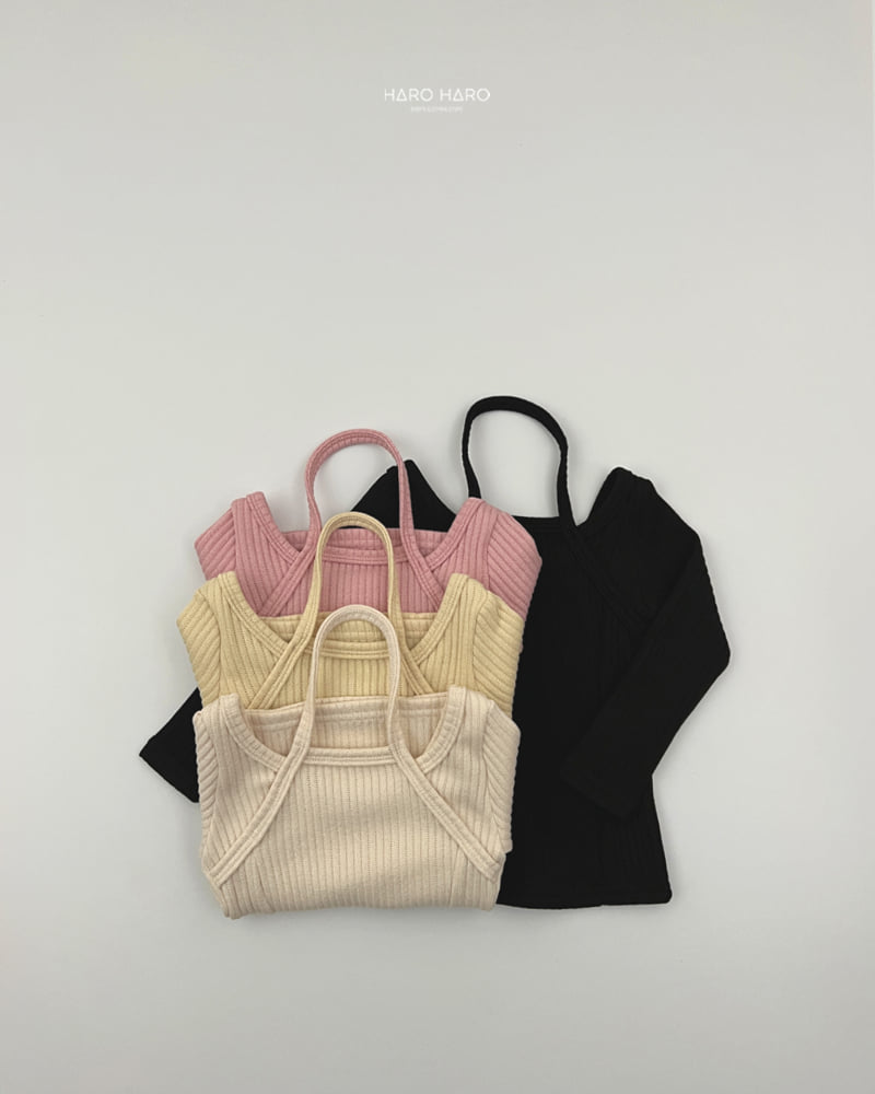 Haro Haro - Korean Children Fashion - #prettylittlegirls - Knit Fleece Halter Neck Tee - 7