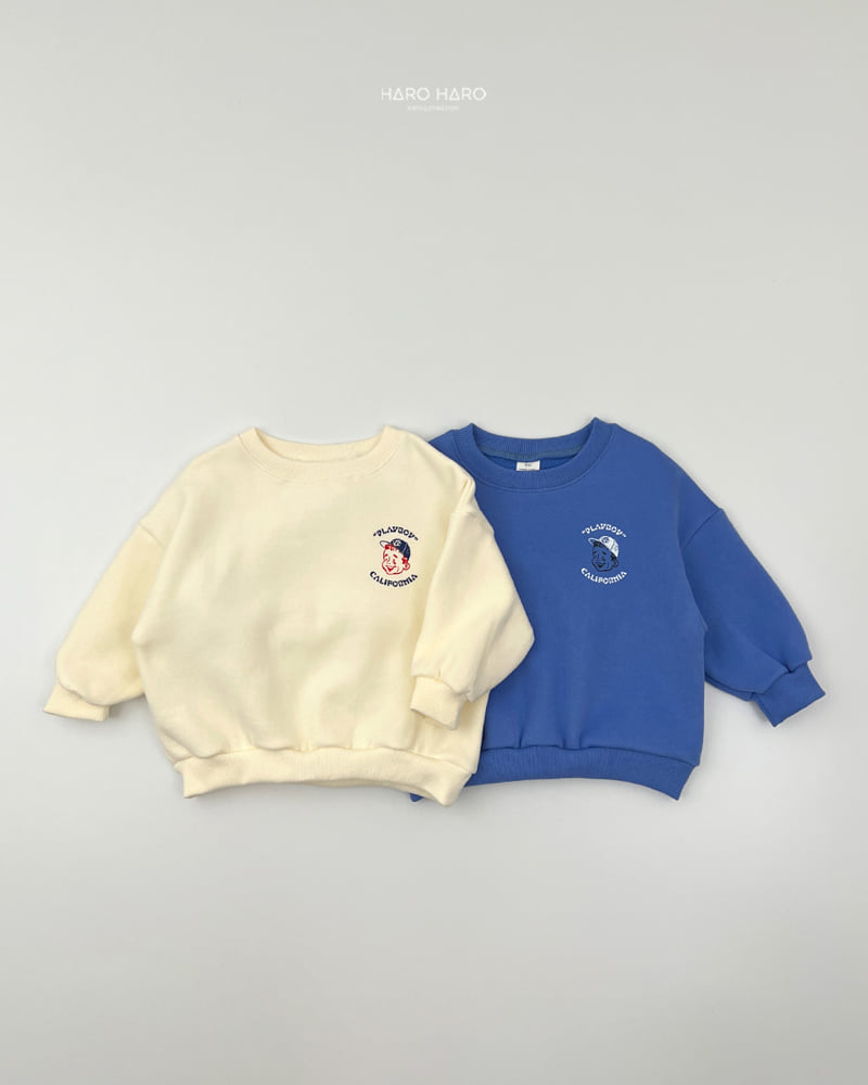Haro Haro - Korean Children Fashion - #stylishchildhood - Playboy Fleece Sweatshirt - 5