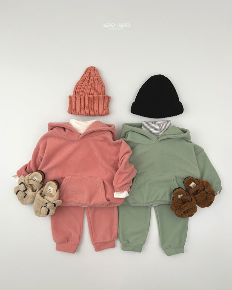 Haro Haro - Korean Children Fashion - #toddlerclothing - Choco Fleece Turtleneck Tee Set - 4