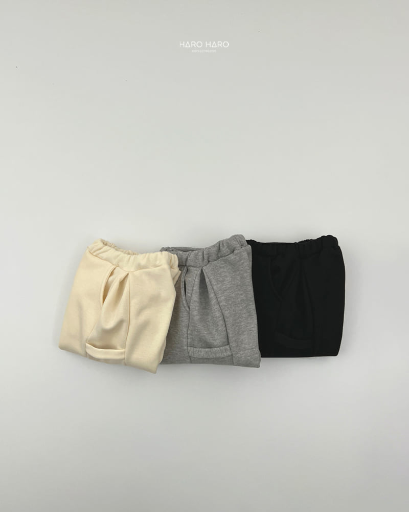 Haro Haro - Korean Children Fashion - #todddlerfashion - Fleece Board Cord Wide Pants - 9