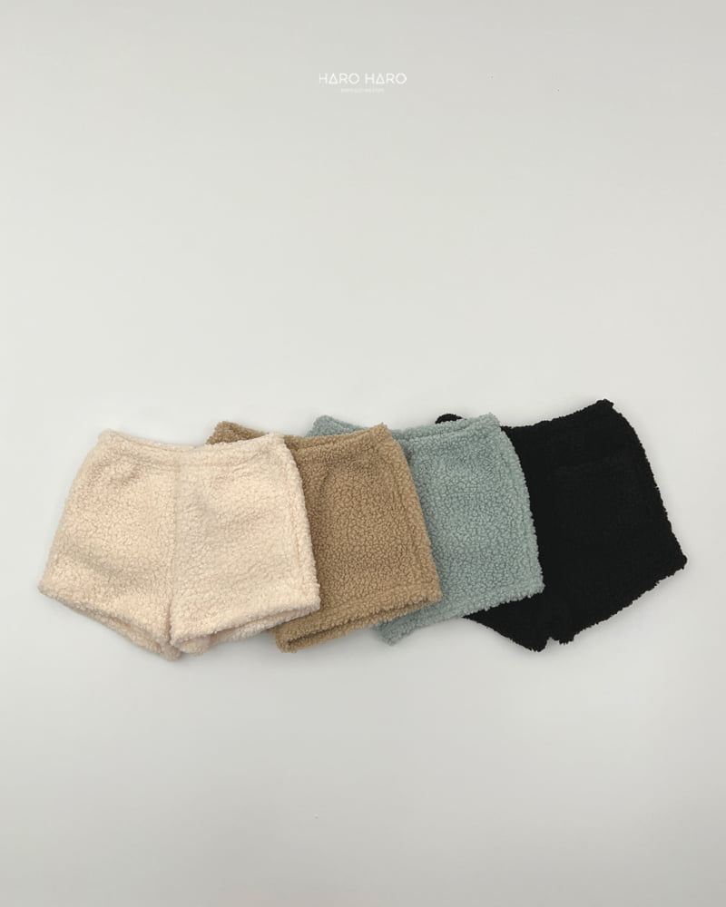 Haro Haro - Korean Children Fashion - #toddlerclothing - Pudding Fuzzy Half Pants - 6