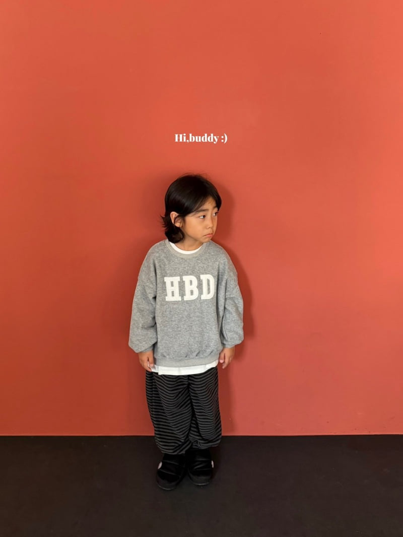 Hi buddy - Korean Children Fashion - #Kfashion4kids - Birthday Sweatshirt - 7