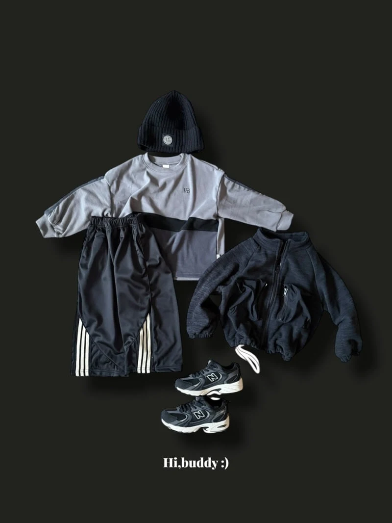 Hi buddy - Korean Children Fashion - #Kfashion4kids - Motion Track Pants - 2