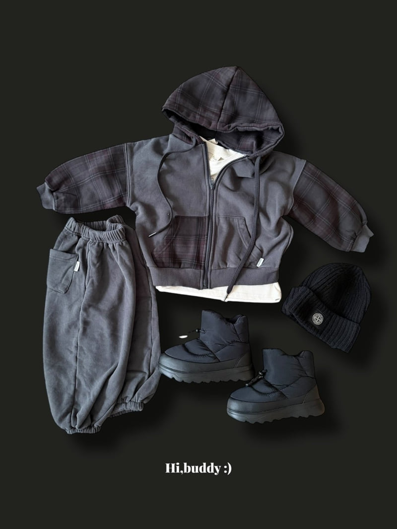Hi buddy - Korean Children Fashion - #Kfashion4kids - Holiday Hoodie Zip-Up
