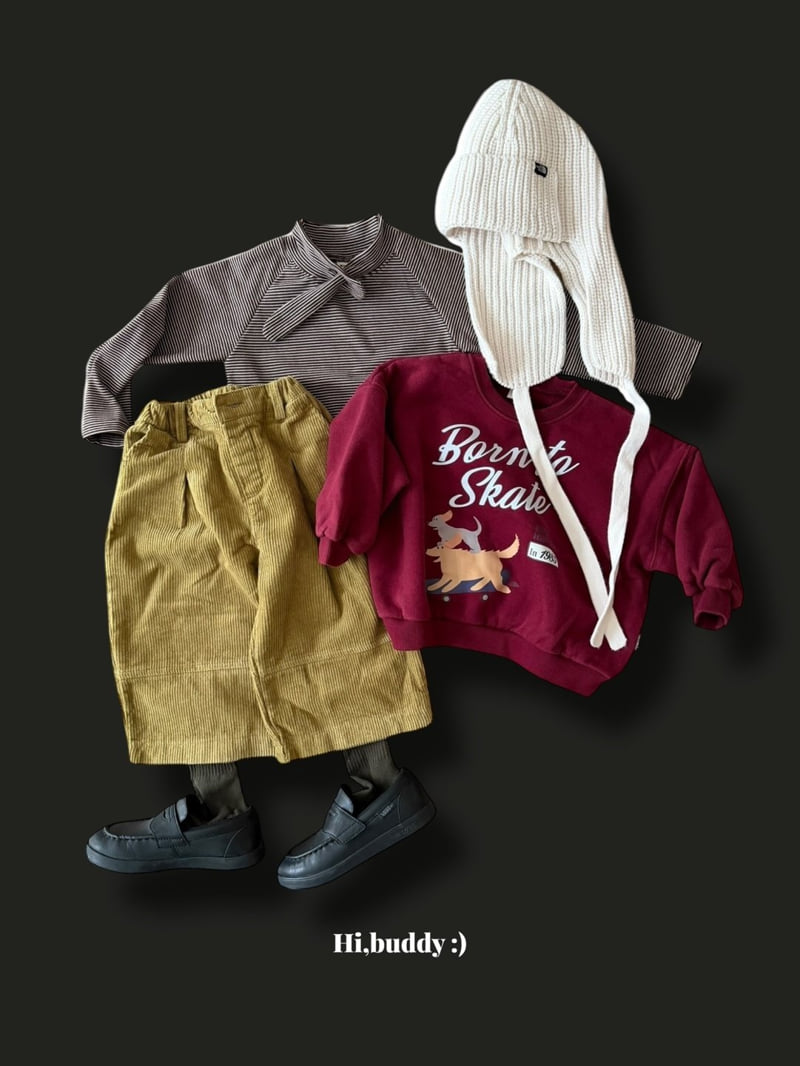 Hi buddy - Korean Children Fashion - #Kfashion4kids - Skate Sweatshirt - 3