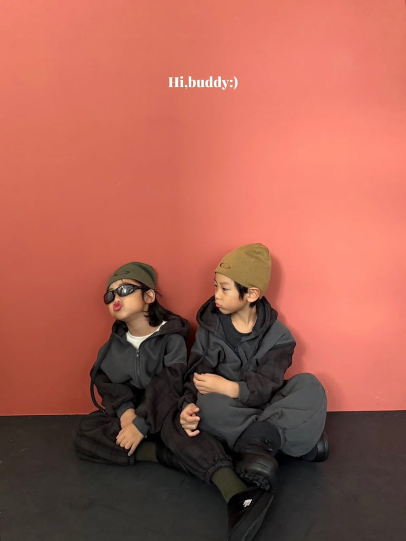 Hi buddy - Korean Children Fashion - #childofig - Holiday Hoodie Zip-Up - 6