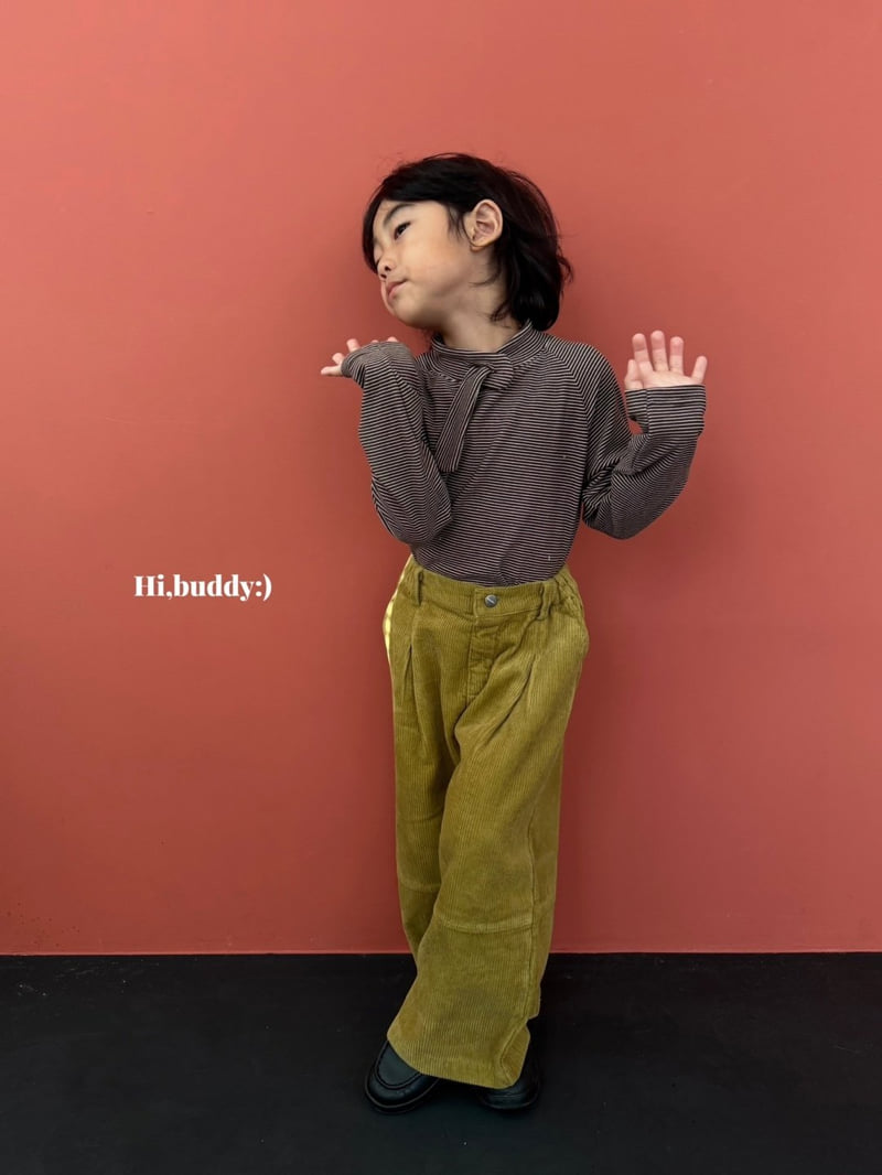 Hi buddy - Korean Children Fashion - #prettylittlegirls - Muffler Turtleneck Tee - 4
