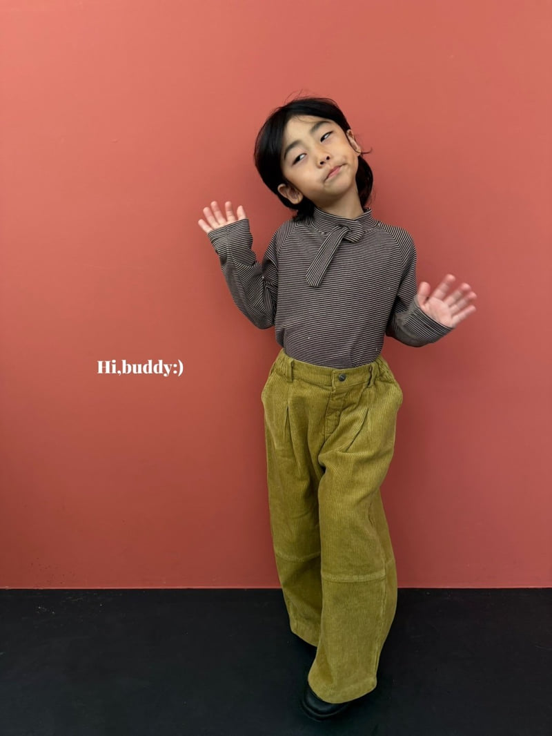 Hi buddy - Korean Children Fashion - #childofig - Muffler Turtleneck Tee - 5
