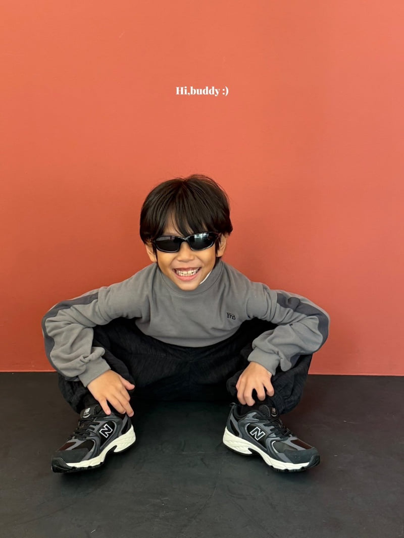 Hi buddy - Korean Children Fashion - #childofig - Triple Color Tee - 12