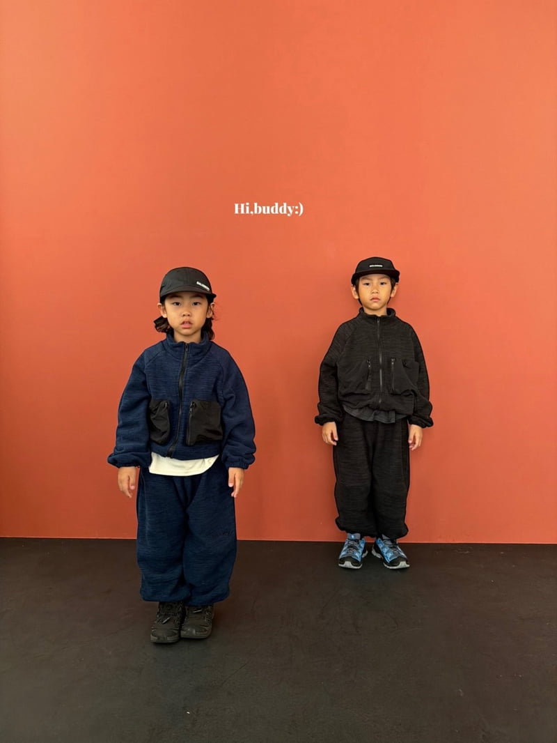 Hi buddy - Korean Children Fashion - #childofig - Terry Fleece Jogger Pants - 8