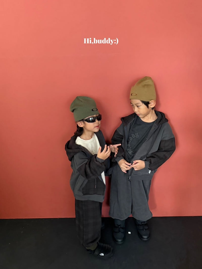 Hi buddy - Korean Children Fashion - #childrensboutique - Holiday Hoodie Zip-Up - 8