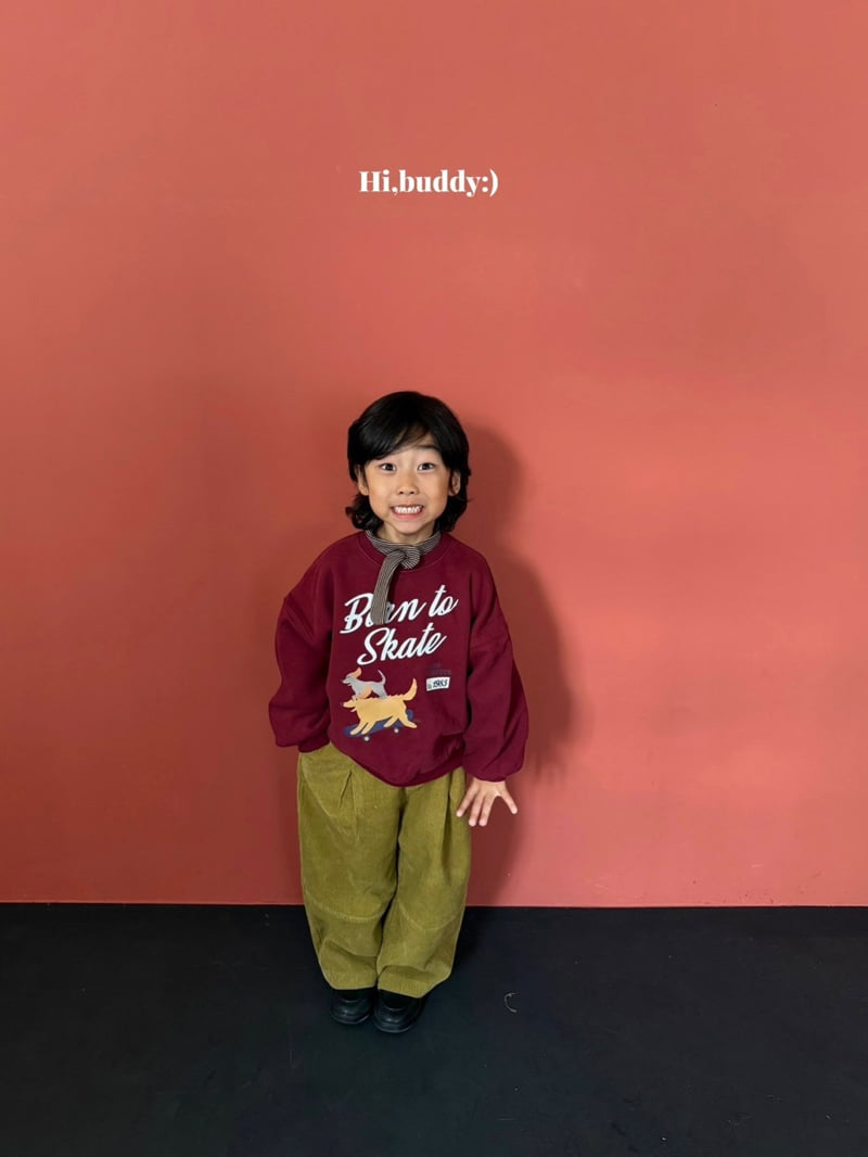 Hi buddy - Korean Children Fashion - #childrensboutique - Skate Sweatshirt - 12