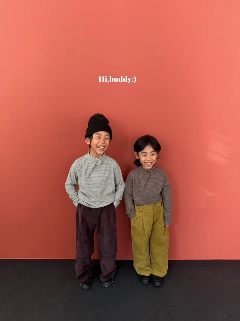Hi buddy - Korean Children Fashion - #designkidswear - Muffler Turtleneck Tee - 7