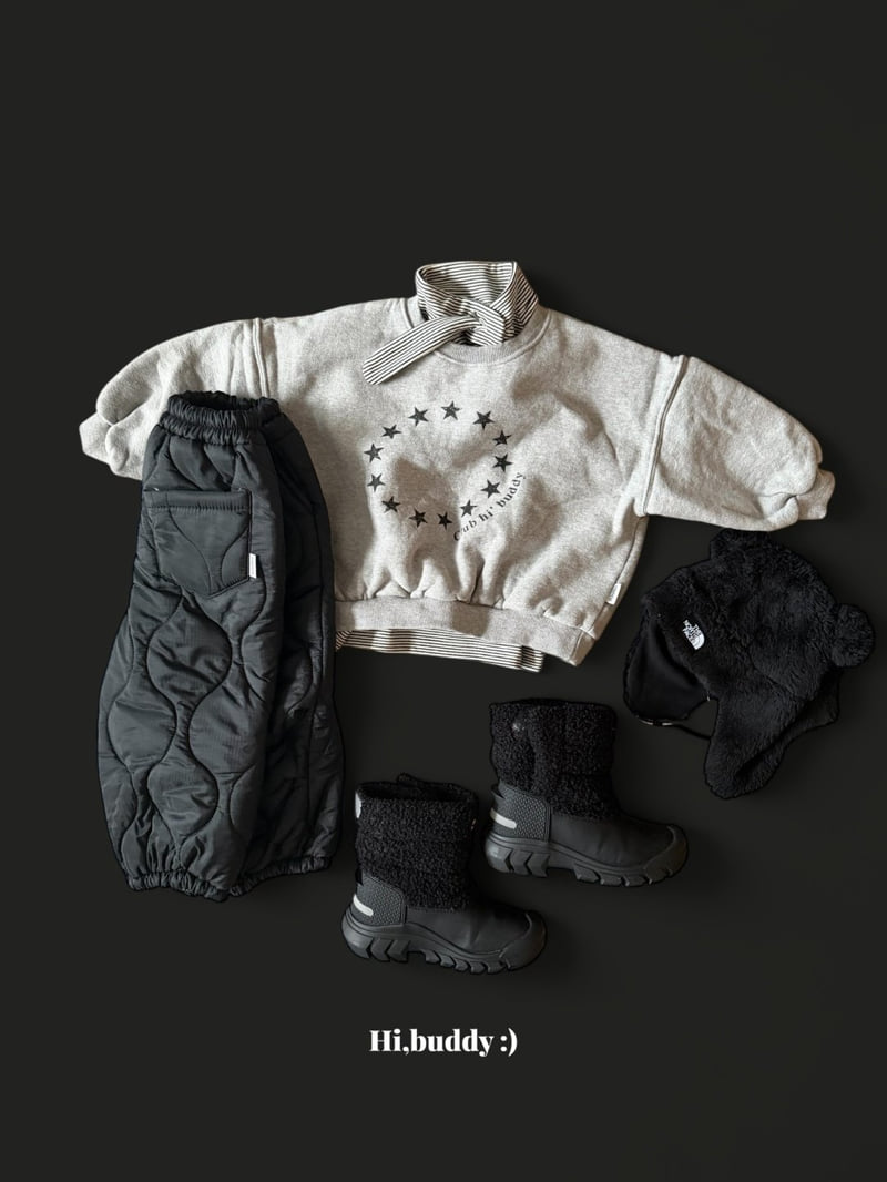 Hi buddy - Korean Children Fashion - #designkidswear - Star Sweatshirt - 3